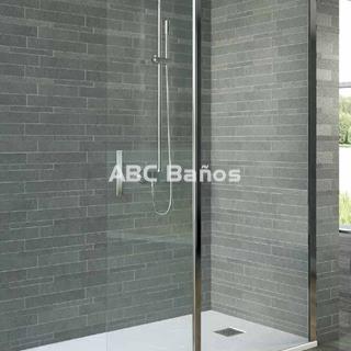 Frente de ducha VT-400 (fijo + puerta abatible) - Imagen 1